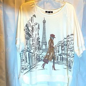 Beige soft top size 1X